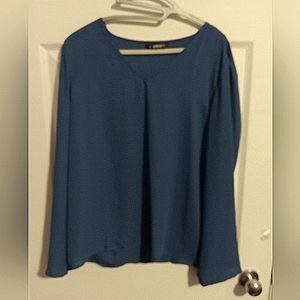 Blue shirt from Shein